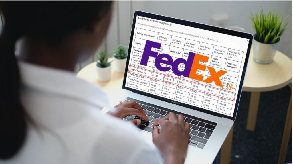 Versandkosten von China in die USA für 9 Hauptversandmethoden 8 2. FEDEX-Versandkosten von China in die USA