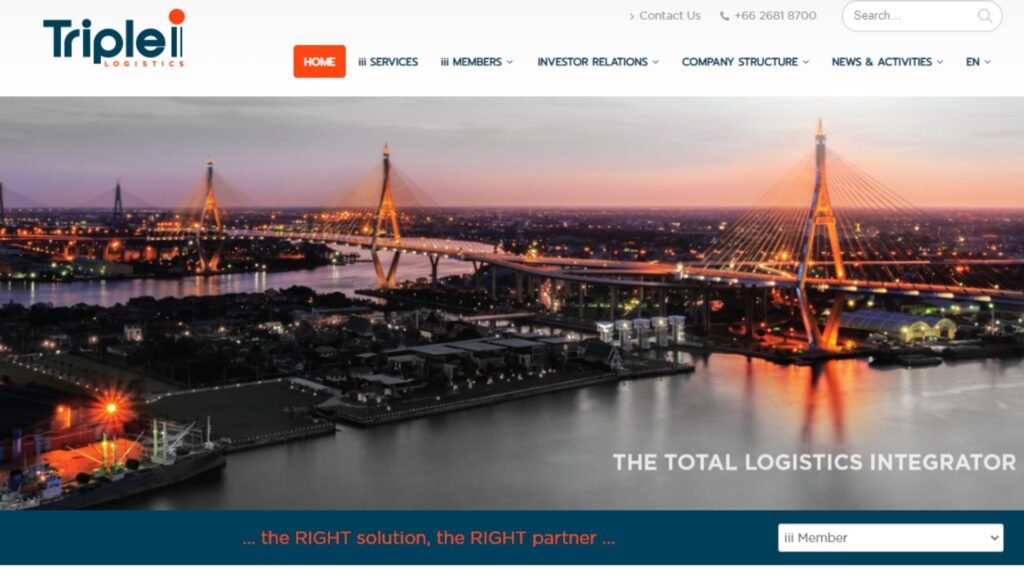 10 Perusahaan Logistik Teratas di Thailand yang Perlu Anda Ketahui 2 Triple i Logistik - Thailand